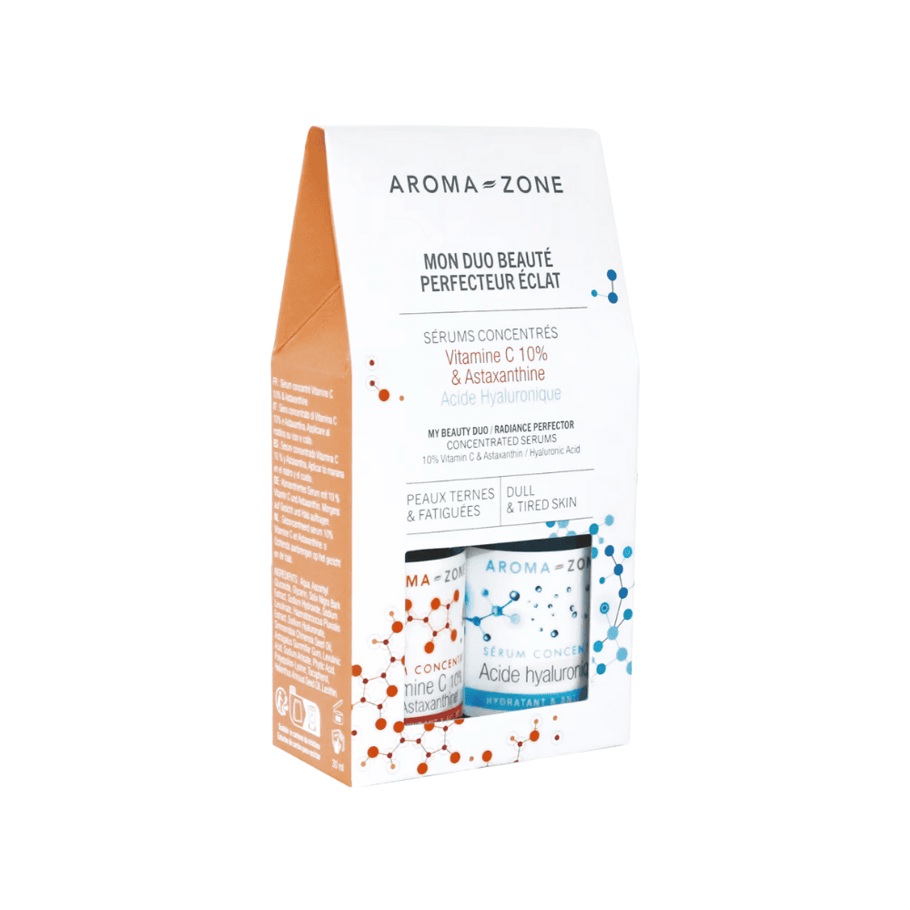 AROMA ZONE MON DUO BEAUTÉ VITAMINE C ACIDE HYALURONIQUE 30ML